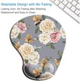 thumbnail image 4 of , Ergonomic with Gel Wrist Rest Support, Marble Mousepad with Lycra Cloth, Non-Slip PU Base for Gaming Computer, Laptop, Home, Office & Travel, 4 of 7