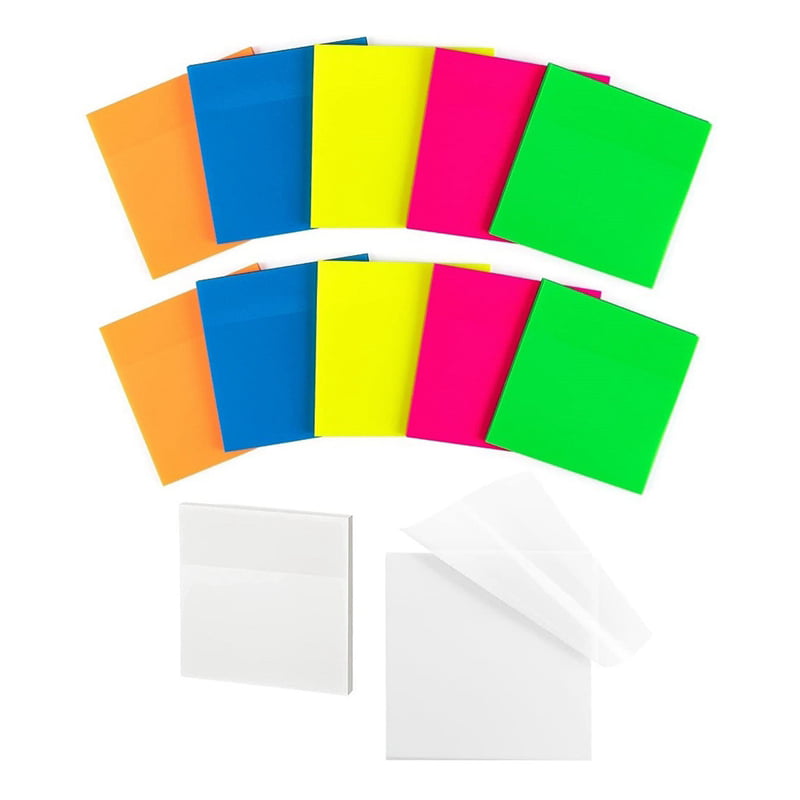 600 Pieces Sticky Index Tabs Page Flags, Transparent Sticky Notes