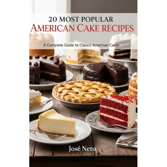 Cookbooks & Culinary Recipes 20 Most Popular American Cake Recipes: A Complete Guide to Classic American Cakes, (Paperback)