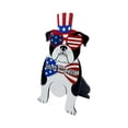 thumbnail image 2 of EWASWON 4th of July Wooden Dog Figurine, Patriotic Independence Day Desktop Decoration, Cute American Wood Statue for Home Office Shelf, Red White Blue Tabletop Ornament, 2 of 5