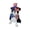 B, variant on 4th of July Patriotic Dog Wooden Figurine, Uncle Sam Style Flag Statue for Desktop Home Independence Day Decor