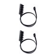thumbnail image 3 of Injueey 1 to 5 4-Pin PWM Cable Hub Components Component Replacement Adapter Computer Equipment Accessory Modified Controlling negro 40cm 2Conjunto, 3 of 6
