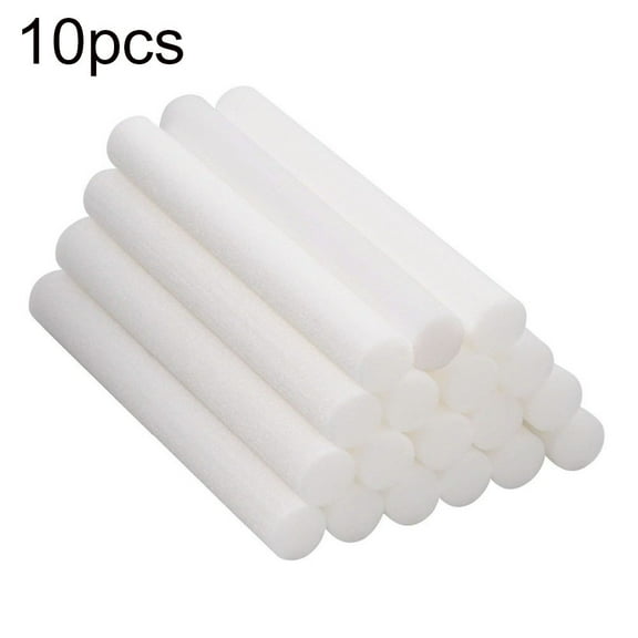 Naierhg 10Pcs 8x120mm Humidifier Replacement Filter Cotton Swab for Air Aroma Diffuser