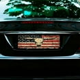 thumbnail image 7 of Long horned Skull on American Flag Front License Plate, Funny Standard Plates Personalized Novelty Decorative For Men/Women/Boys/Girls Car 6×12 Inch, 7 of 7