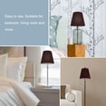 thumbnail image 1 of HINTRMENT Small Dark Brown Lamp Shade Decorative Style 1Set for Table Lamps, 1 of 5
