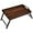 Java Bamboo, variant on Extra Large Wood Bed Tray, Lap Desk with Phone Holder - Fits up to 17.3 Inch Laptops and Most Tablets - Soft White - Style No. 78104