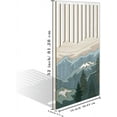 thumbnail image 7 of Large Mountain Wood Wall Art 16x32 Inch Abstract Mountain Landscape Wall Decor Green Nature Scenery Artwork for Bedroom Living room Office Set of 3, 7 of 7