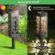 thumbnail image 3 of Lampe Solaire Exterieur Jardin, 6 Pices Lumire Solaire Extrieure Avec Lumire Blanche Chaude, Ip65 Tanche Dcoration Jardin Lanterne Solaire Auto On, 3 of 5