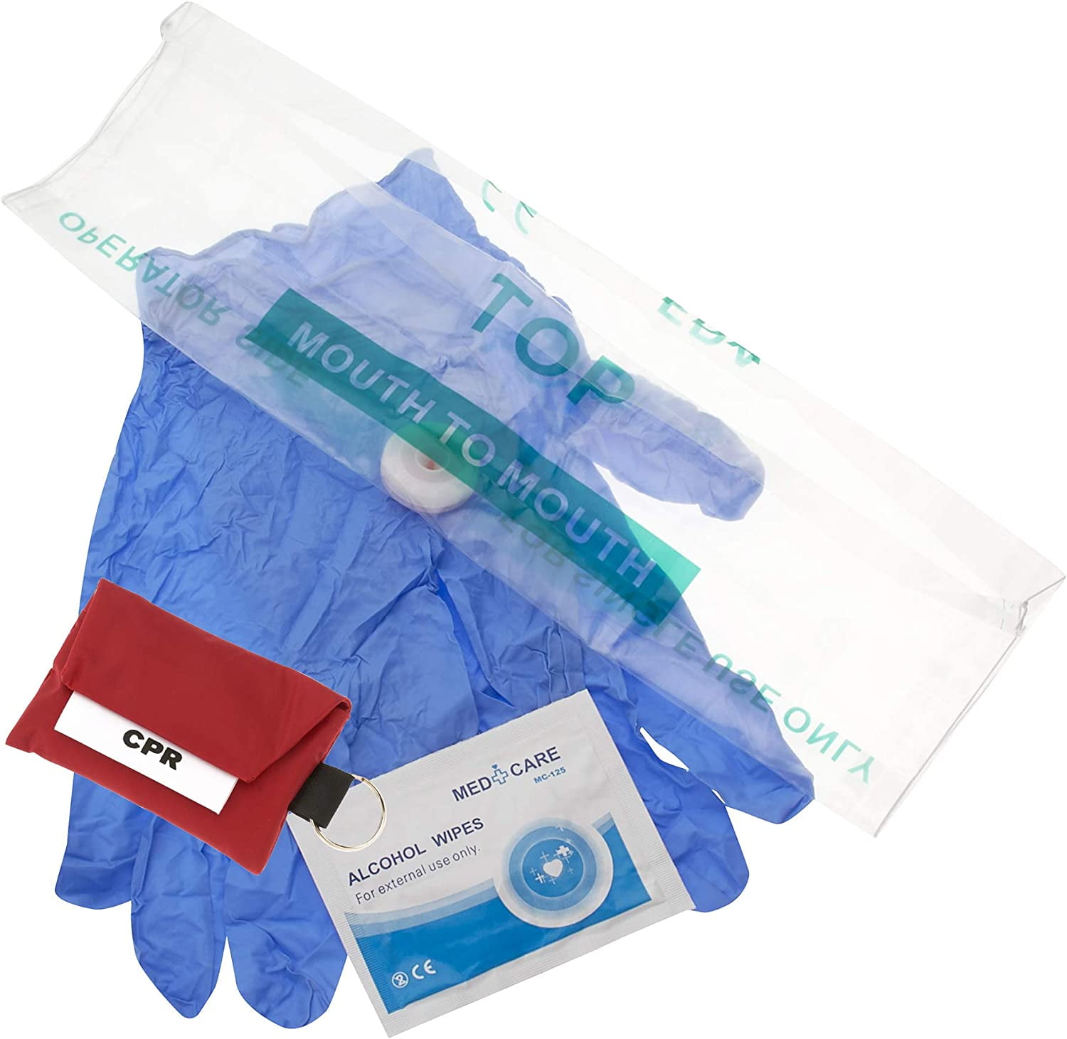 Airplane Pockets Hand Sanitizer and 10pc Face Mask Kit