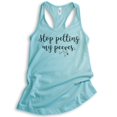 thumbnail image 1 of Stop Petting My Peeves Tank Top, Ladies Racerback Tank Top, Funny Saying Tank, Annoyed Tank, Cancun, XX-Large, 1 of 3