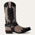 thumbnail image 2 of Men's Stetson Outlaw Rock Star Leather Boots Handcrafted Gray, 2 of 7