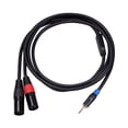 thumbnail image 2 of Cable de micrófono estéreo Y Cable adaptador de divisor para auriculares shamjiam Cable estéreo, 2 of 9