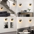 thumbnail image 5 of Wall Sconces Set of Two, Wall Light with Switch, Dimmble Black Sconce Lights Indoor, Wall Lights for Bedroom, Bedside Wall Lamps, 5 of 6