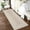 Light Brown, variant on Aoile Border Runner Rugs, Brown, 2ft x 6ft, Washable, Non-Slip Backing
