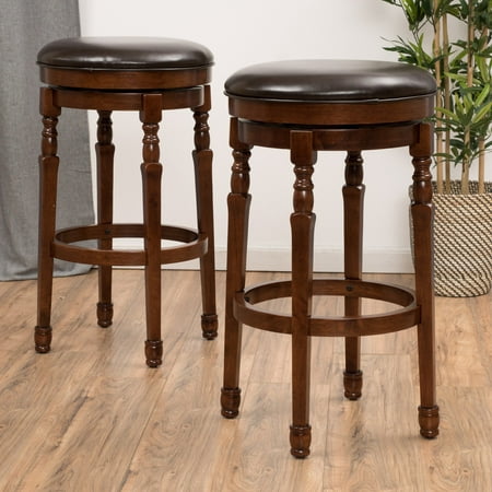 30.91 in. Swivel Bar Stool - Set of 2 (Best Selling Chocolate Bar In The World)