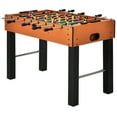 thumbnail image 1 of Soozier Foosball Table, 48" Wooden Soccer Game Table, with 8 Rods, 2 Balls Suit for 4 Players for Arcades, Pub, Game Room, 1 of 10