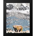 thumbnail image 2 of Stellar Design Studio 20x24 Black Modern Framed Museum Art Print Titled - Mountain Grizzly 2, 2 of 5