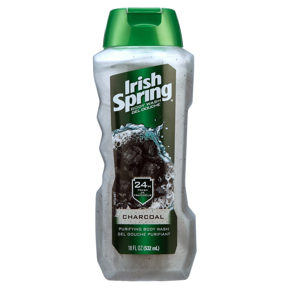 Irish Spring Charcoal Body Wash, Pure Fresh 18 fl. Oz.