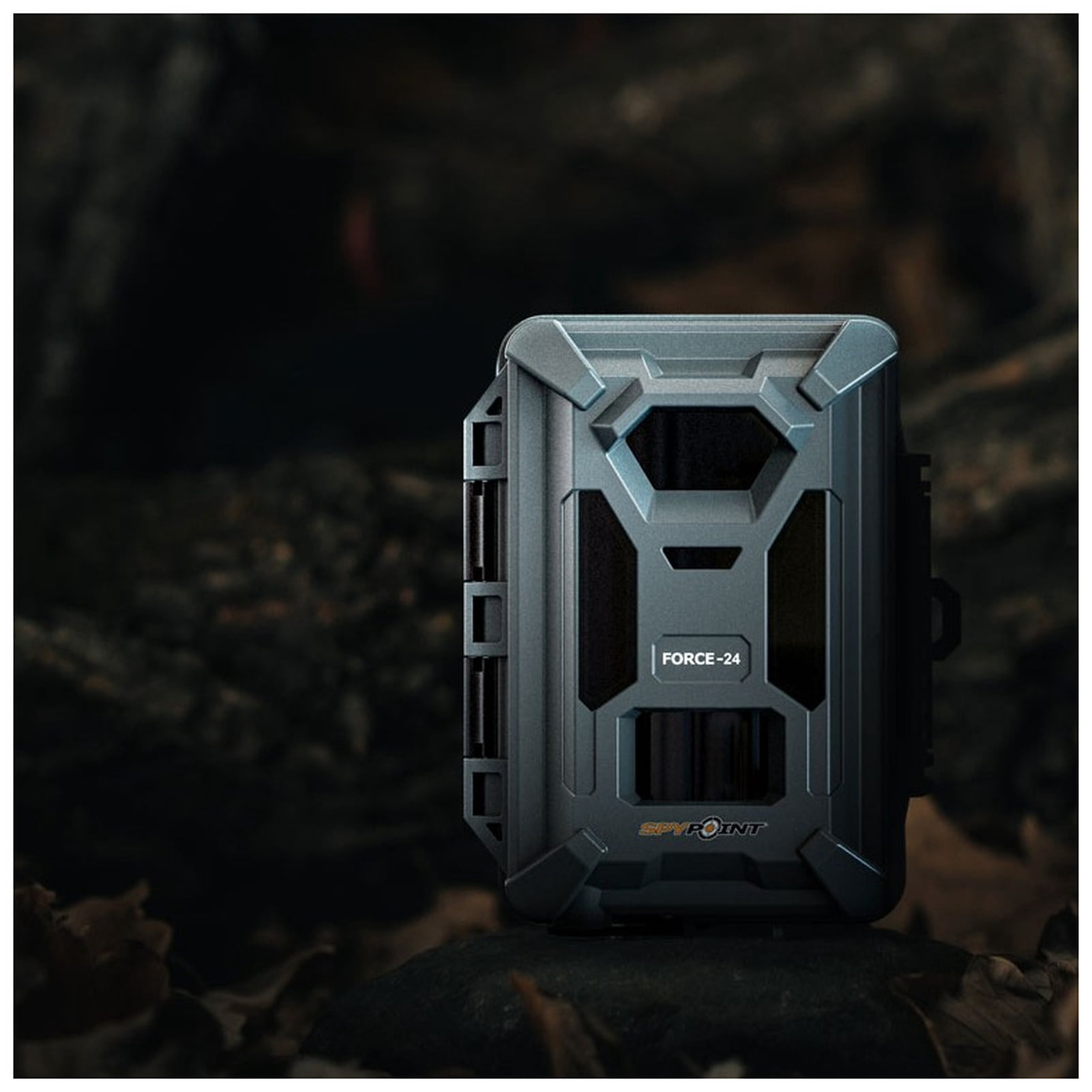 SPYPOINT FORCE-24 Trail Camera, Non-Cellular, 24MP Photo 2k Video w/Sound, Low-Glow LEDs for Image Quality Day or Night, 70’ Flash Range, 70’ Detection Range, 4 Capture Mode (2 Pack)