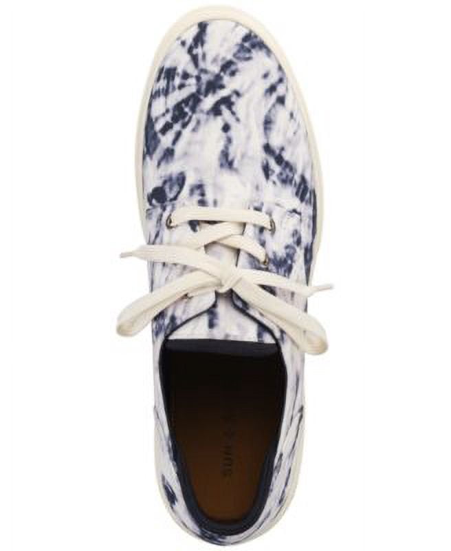 SUN STONE Mens White Tie-Dye Cushioned Kiva Round Toe  display picture 3