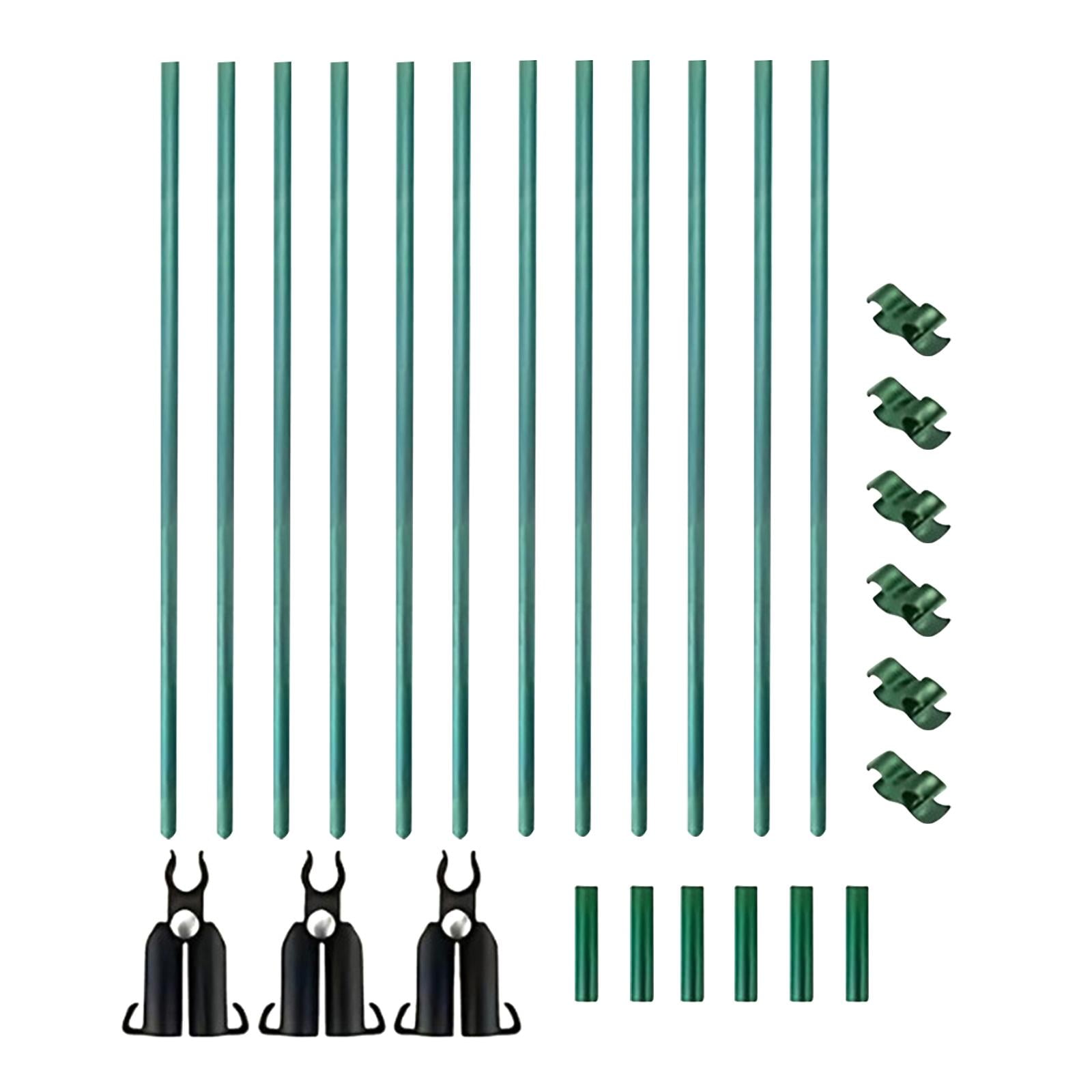 colaxi Cucumber Trellis Detachable Premium Metal Grow Support A Frame Garden Trellis for Climbing Plants Outdoor Indoor Yards Garden Pipe Thick 1.1cm