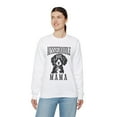 thumbnail image 4 of Adult Women Aussiedoodle Mama Crewneck Sweatshirt Miniature Aussiedoo Shirt, 4 of 4