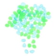 thumbnail image 1 of HONMEET 100pcs Glow Pebbles Waterproof Decorative Rocks Glow In The Dark For Outdoor Landscape, 1 of 8