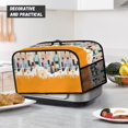 thumbnail image 4 of Slow Cooker Dust Cover Portable Slow Cooker Cover Small Appliance Covers Dust Covers for Kitchen Appliances with Mesh Pocket and Top Handle Keep Appliance Clean, Tall Buildings Airplanes., 4 of 8