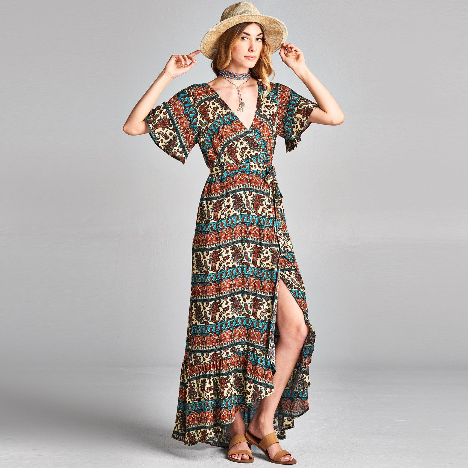 wrap around dress