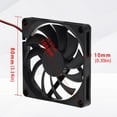 thumbnail image 3 of Durability 8010 Case Fan Quiet 20dB Operations 5V 12V Gaming PC Fast Speed Space Saving Low Noise, 3 of 6
