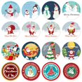 thumbnail image 2 of JUNWELL 500Pcs/Roll Attractive Label Sticker Widely Use Colorful Snowman Trees Cartoon Tag Decal for Home, 2 of 8