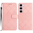 thumbnail image 1 of Flip Wallet Case for Samsung Galaxy S23 Plus with Kickstand & Wrist Strap, Shockproof TPU Inner Pink, 1 of 7