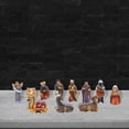 thumbnail image 3 of 11 Uds. de nacimiento, navideñas de resina, pesebre religioso, decoración para fiesta, iglesia, estante, colección de coches Gloria estatuilla de jesus, 3 of 9