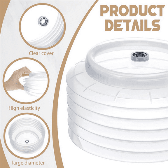 2X Clear Drill Dust Collector Hole Saw Dust Bowl Drill Dust Cover Easy Operate Drill Ash Bowl