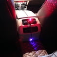 thumbnail image 4 of fashionhome Car Ceiling Projector Light USB Interface Mini Projector Lamp 360 Degrees Adjustable Ambient Lamp, Red, 4 of 9