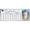 thumbnail image 4 of COOFANDY Men' Summer Beach 2 Piece Outfits, Casual Textured Henley Shirt and Shorts Set Resort Wear, 4 of 6
