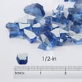 thumbnail image 2 of Empava 10 lbs. 1/2-in Midnight Blue Reflective Tempered Fire Glass for Gas Fire Pit, 2 of 6