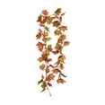 thumbnail image 2 of AKEGAMN Fall Decor Festival Simulation Maple Leaf Rattan Decoration Christmas Party Wall Hanging Maple Leaf Rattan, 2 of 2