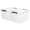 Clear White-2 PCS-32 QT, variant on 32 Qt Plastic Storage Bins With Latching Lids Stackable Containers For Organizing Large Clear Box Garage  Closet Kitchen 4 Packs
