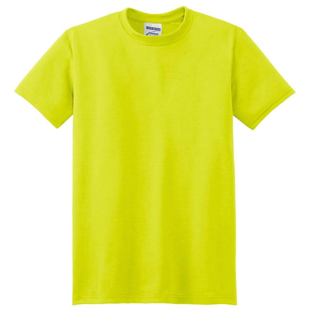 Camiseta de manga corta Jerzees Mueve de gestión de humedad seguridad verde L