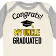 thumbnail image 4 of Inktastic Congrats My Uncle Graduated with Cap Boys or Girls Long Sleeve Baby Bodysuit, 4 of 5