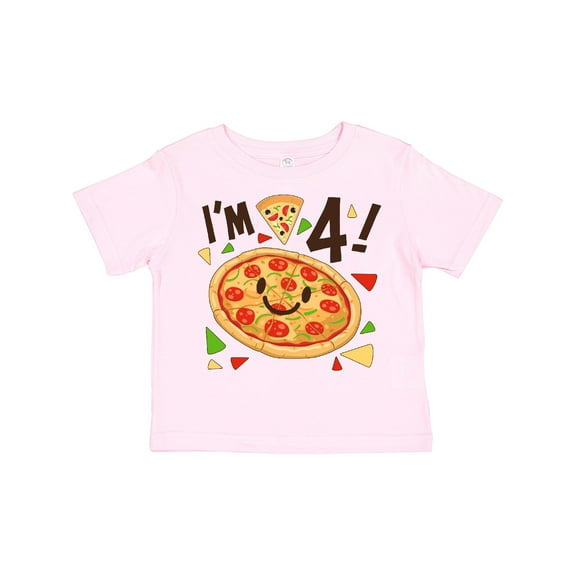 Inktastic Im Four Pizza Birthday Party Boys or Girls Toddler T-Shirt
