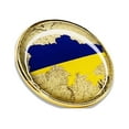thumbnail image 4 of UKRAINE FLAG MAP PINS, Super Shiny Bright Ukrainian Flag Lapel Pins - 5 Pieces, 4 of 4