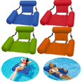 thumbnail image 3 of Summer inflatable Foldable Floating Row Beach Swimming Pool Water Hammock Floating Beach Chair Mat Seatings, 3 of 8