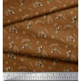 thumbnail image 3 of Soimoi Georgette Viscose Fabric Star,Knife & Circus Dog Cartoon Decor Fabric Printed Yard 42 Inch Wide, 3 of 3