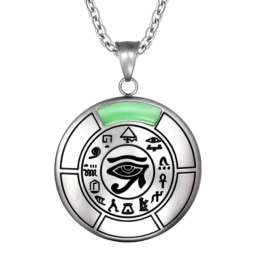 BestAmulets All Seeing and Feeling Eye of Horus Egyptian Amulet Neon