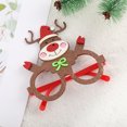 thumbnail image 4 of 3 monturas de gafas decorativas navideñas, accesorios divertidos navideños para adultos y niños, decoraciones para fiestas navideñas, pequeños obsequios, 4 of 5