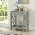 thumbnail image 1 of Comfort Pointe Thomas Chippendale-Style Nightstand in Gray, 1 of 10