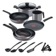 thumbnail image 1 of Batería de Cocina T-Fal 15 Pzas Gris, 1 of 4