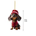 thumbnail image 4 of AuroraX Car Decorations Personalized Christmas Ornaments , Mini Dog Hanging Ornaments , Wall Christmas Car Hanging Decor, 4 of 4